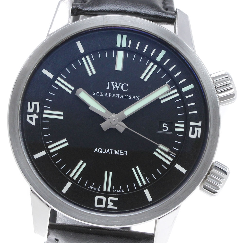 IWC IWC SCHAFFHAUSEN IW323101 ヴィンテージ アクアタイマー デイト 自動巻き メンズ _817296【中古】