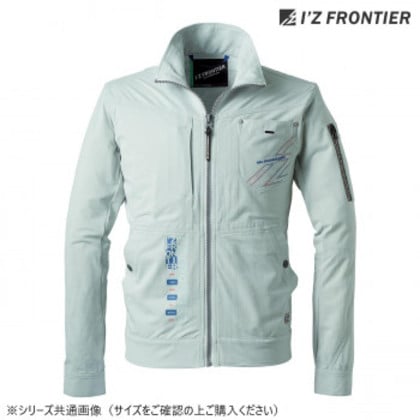アイズフロンティア P.A.ストレッチワークジャケット 72 グレイッシュアース LL 5330