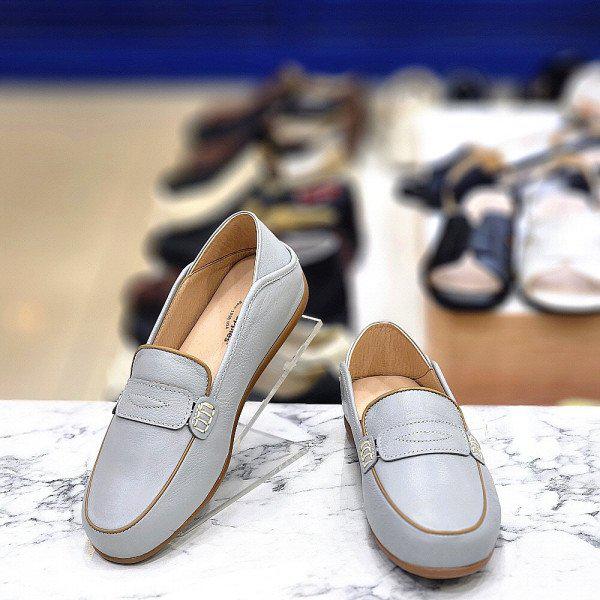 女性1.5CM超軽量クッションブローファーローファーパンプス3FQ463