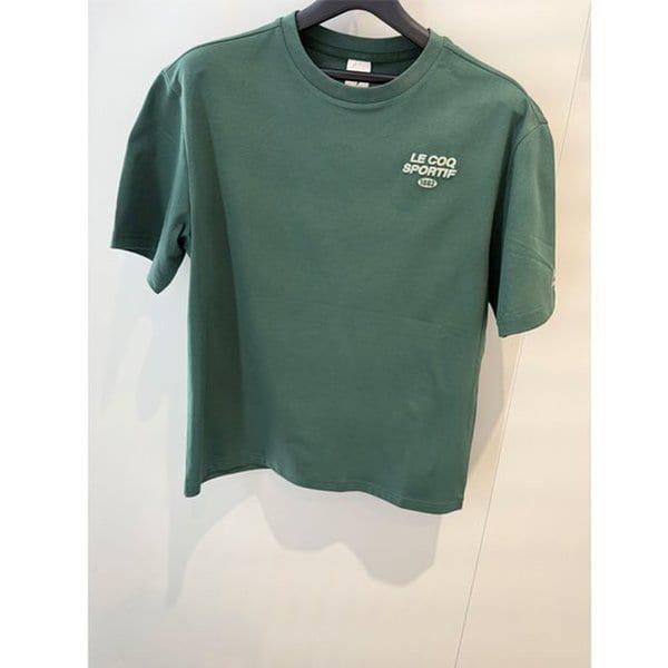 ユニ・ルフRESHルースター・ルーズフィット半袖TシャツQR213LRS41 DGN