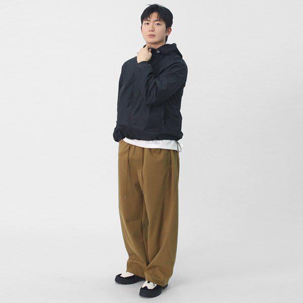 メンズ ライン切り替えボンディングワイドパンツ SCONP012