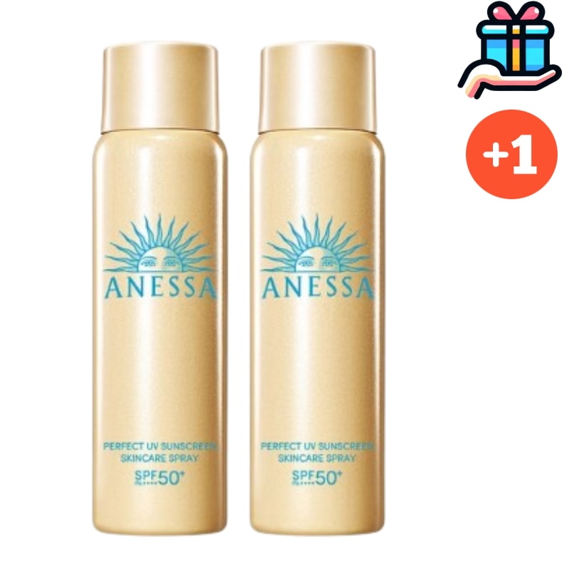 【UV1+1】パーフェクトUVサンスクリーンスキンケアスプレー 60g+60g日焼け止めスプレー 旅行 大容量 携帯用保湿 持続乾燥肌 UVスプレー