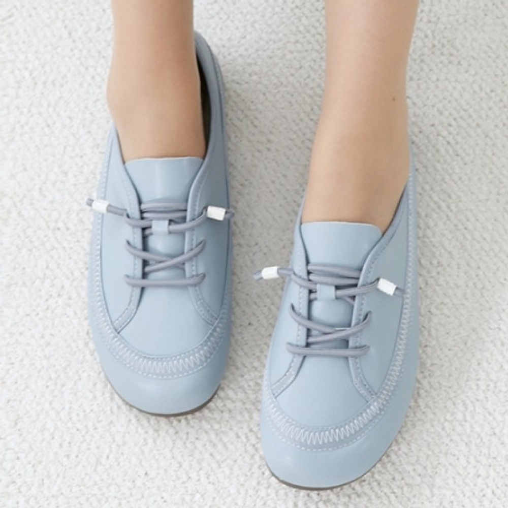 (ニナスパリ) バンドレザースリムローファー