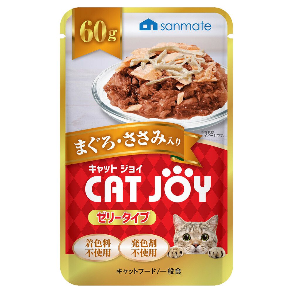 サンメイト　ＣＡＴ　ＪＯＹ　パウチ　まぐろ・ささみ入り　６０ｇX９６　キャットフード　ウェットフード　ＣＲＣ35―04―20―99―00