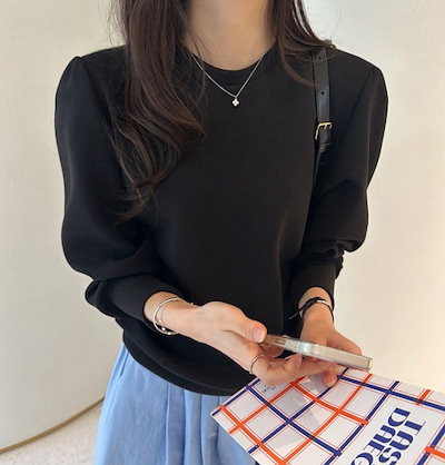 カジュアルトレーナー シンプルデザイン パフスリーブトップス トップス プルオーバー トレーナー 袖あり 長袖 ボリューム袖 パフスリーブ Uネック 楽天市場】パフスリーブ トレーナーの通販