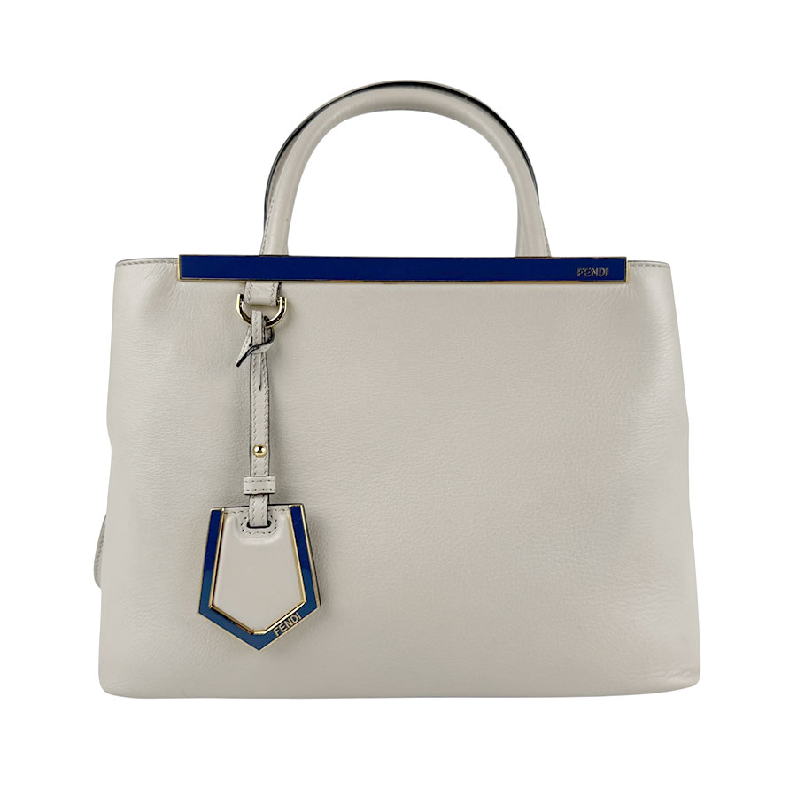 フェンディ FENDI ハンドバッグ ショルダーバッグ プチ トゥージュール レザー グレージュ/ネイビー ゴールド レディース 8BH258-8WL z6294 38,870円