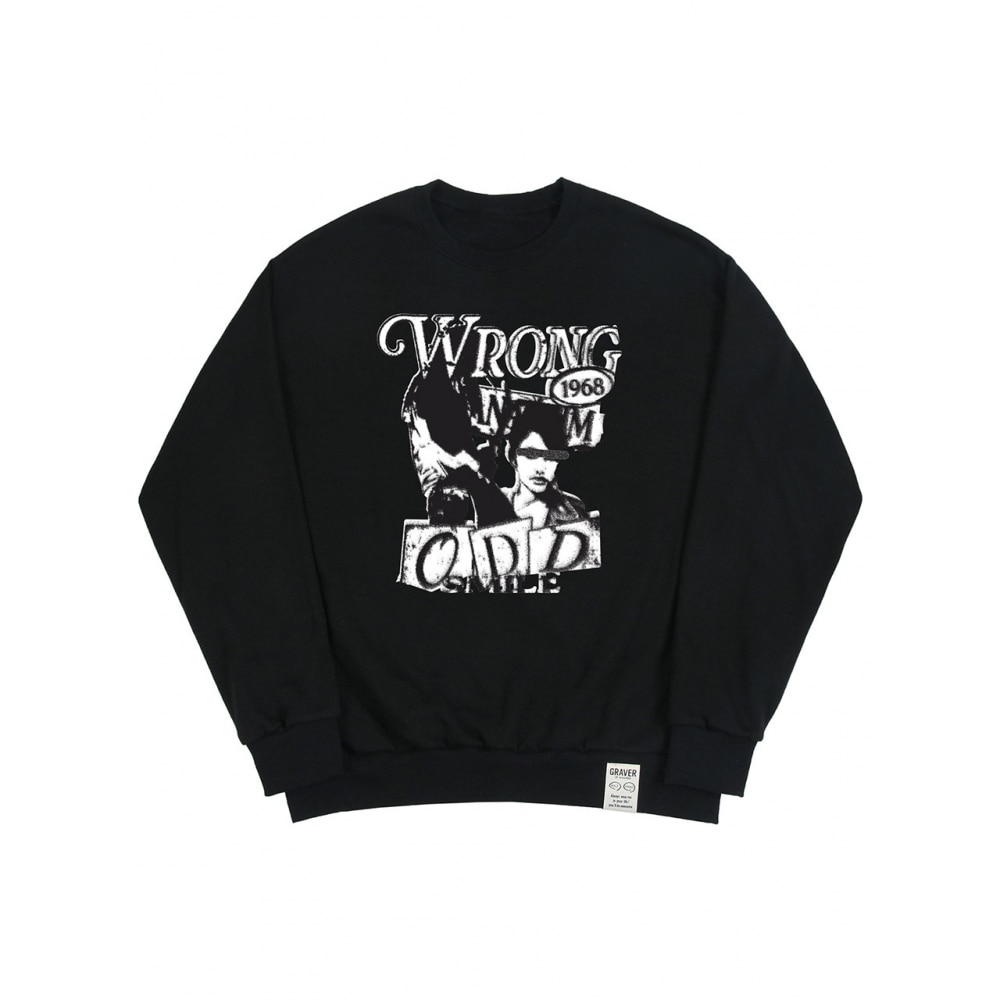 GRAVER WRONG ODD SMILE マンツーマン 3color 7,710円