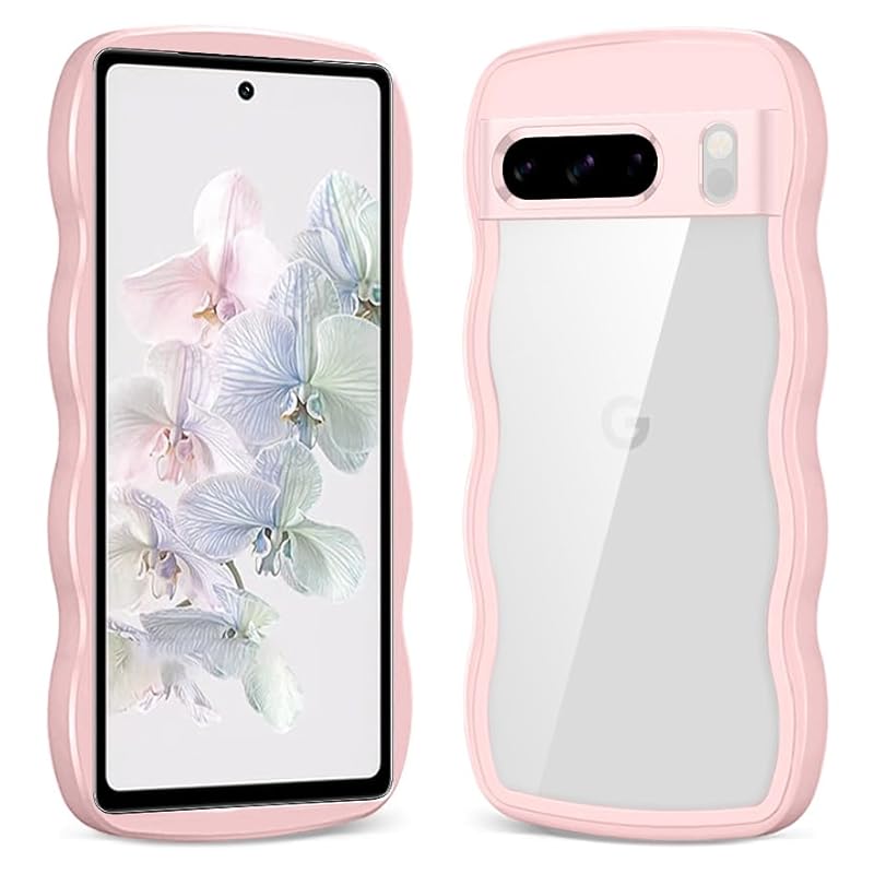 透明 Pixel 8 Pro ケース クリア 全面保護 人気 韓国 かわいい ピクセル 8 Pro カバー 滑り止め 薄型 軽量 耐衝撃 TPU レンズ保護 おしゃれ 落下防止 Pixel8 Pro