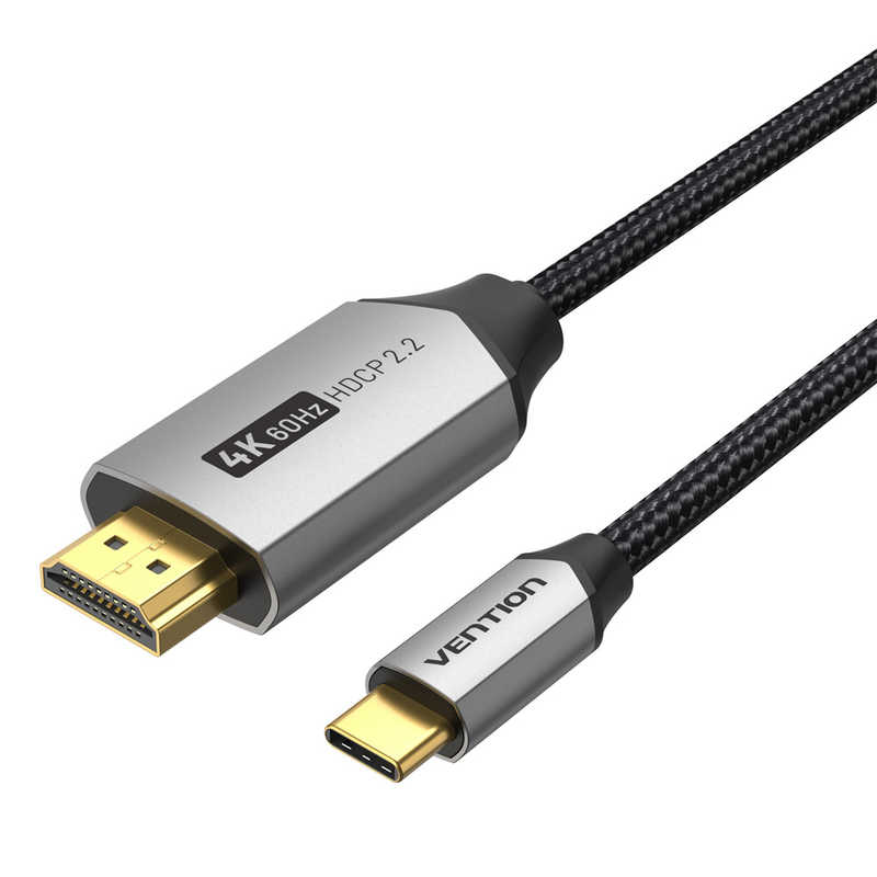 VENTION　1.0m USB-C HDMI ケーブル ブラック　CR-2083