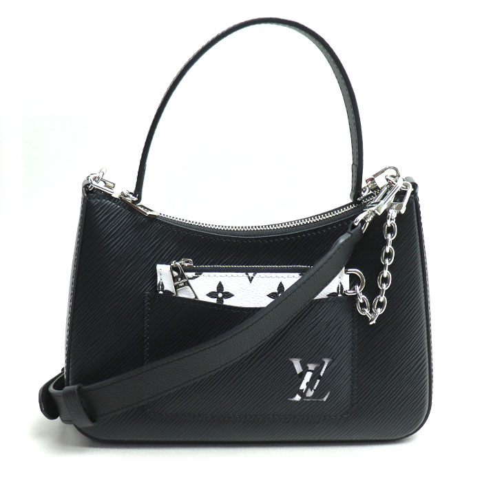 LOUIS VUITTON ルイ・ヴィトン マレル 2Wayショルダーバッグ エピ ノワール M80689 ICチップ レディース 中古 美品 136,500円