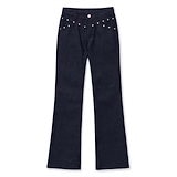 Qoo10 MIDNIGHT MOVE lace bt pants デニム・ジー