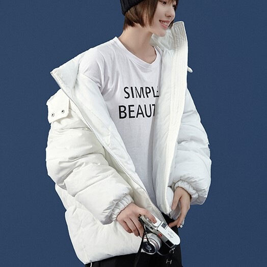 ダウンコート ブラック ホワイト ブルー パープル アウター コート スリム 細身 ストレート