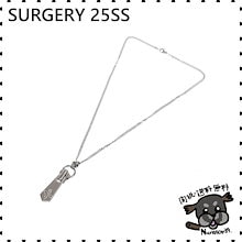 【SURGERY】 operatingroom logo zipper slider necklace ○SURGERY○surgery operatingroom logo zipper slider necklace