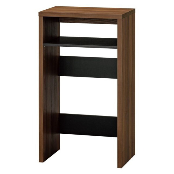 白井産業 VRD-1060 DK ツートンカラーのごみ箱上収納 ヴォルデバ ダークブラウン メーカー直送