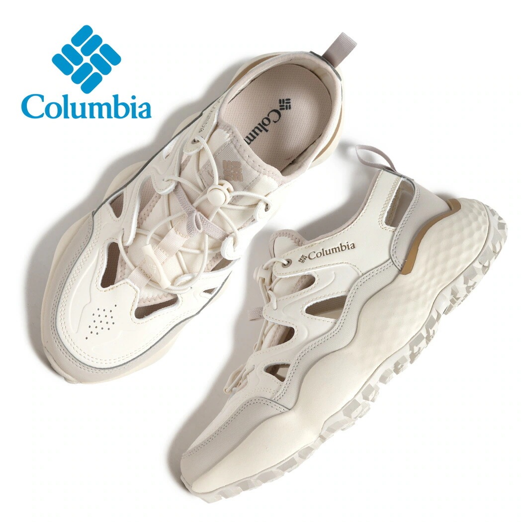 Columbia コロンビア スライブ リバイブ シャンダル サンダル THRIVE REVIVE SHANDAL SANDAL CHALK BRASS METALLIC ( スニサン 水陸両用 レジ