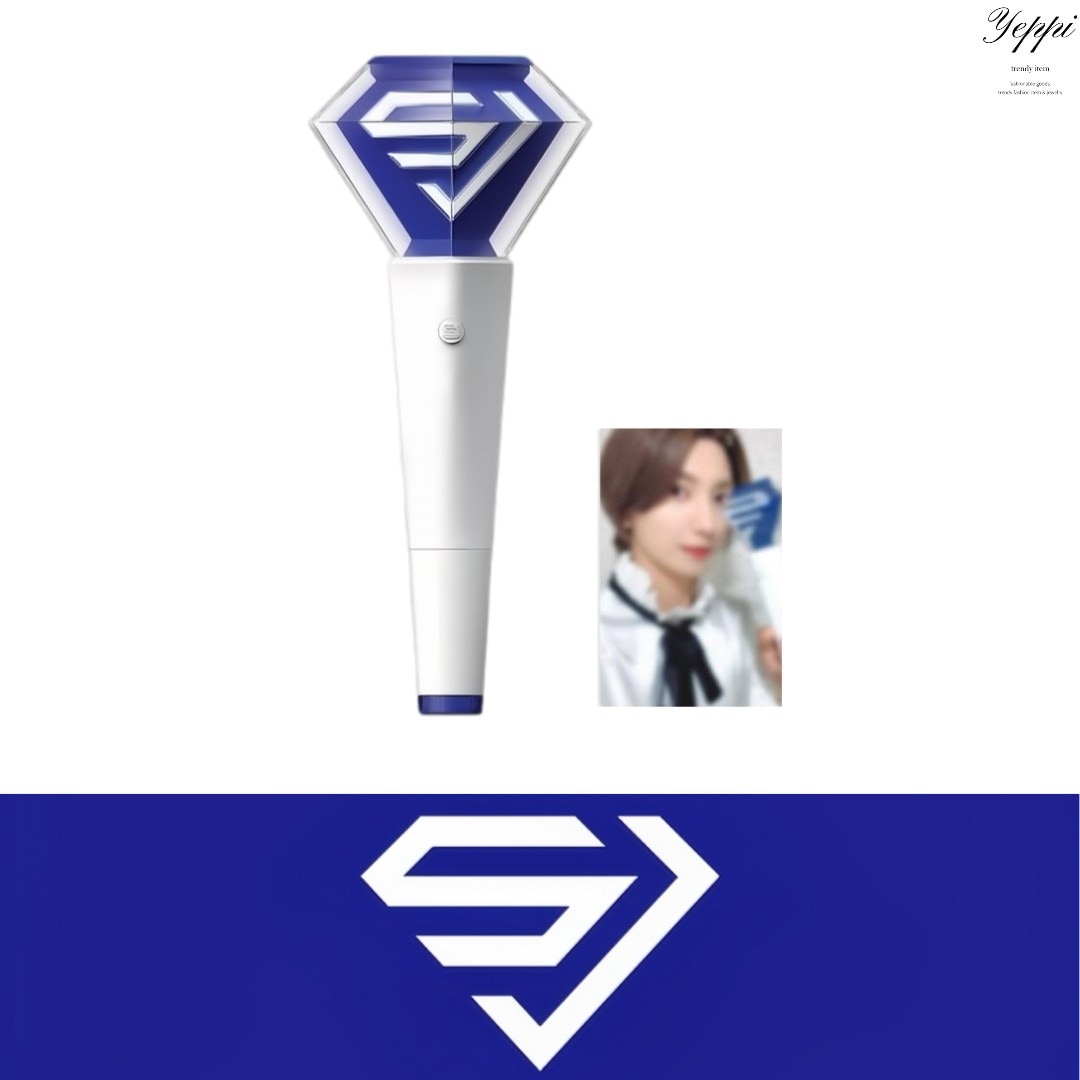 【 当日出荷 】SUPER JUNIOR Official Light Stick Ver.2.0 [公式フォトカード9種のうち1種ランダム贈呈] 公式ペンライト応援棒