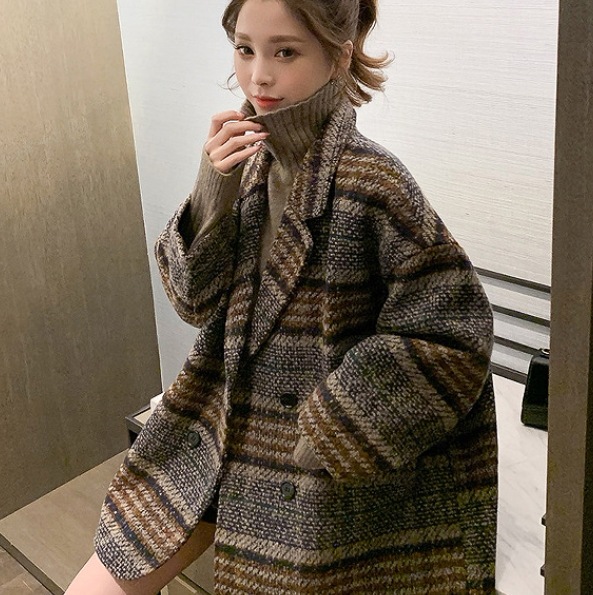 レディース ジャケット 上着 チェスター 長袖 Vネック ストリート きれいめ カジュアル かっこいい ラフ プレッピー カントリー アクティブ 無地 秋 冬 学生 学校 通学 部活 アウトドア