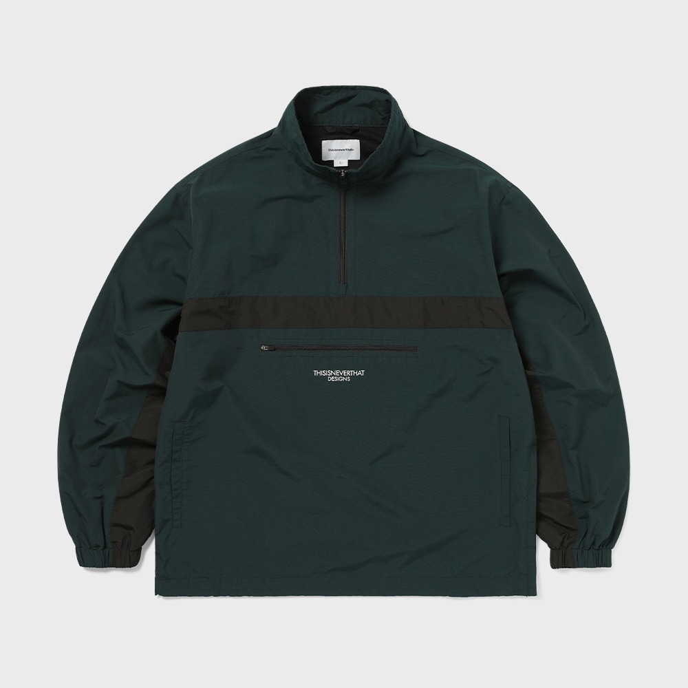 ディス・イズ・ネヴァー・ザッド・ハーフジップスポーツプルオーバーグリーン