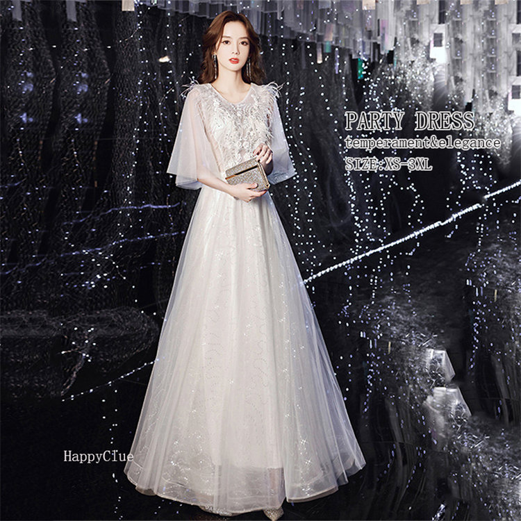 パーティードレス ロングドレス きれいめ 白ドレス 結婚式 ワンピース 二次会ドレス ブライダル 礼服 成人式 ウェディングドレス プリンセス 花嫁ドレス レディース 上品 フォーマル お呼ばれ コン 5,187円