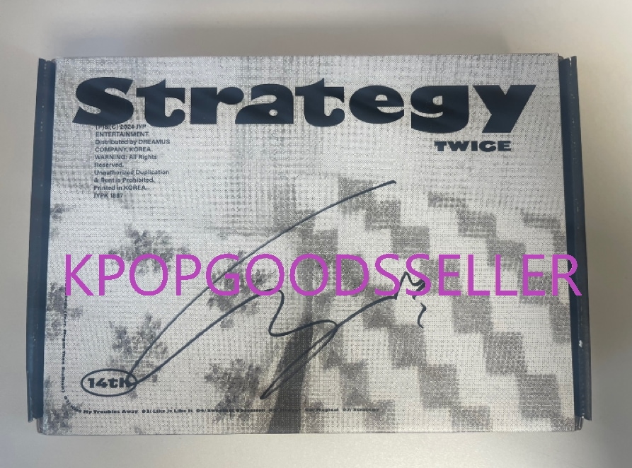 [on hand] TWICE 14th Mini Album STRATEGY SIGNED ALBUM CHAEYOUNG