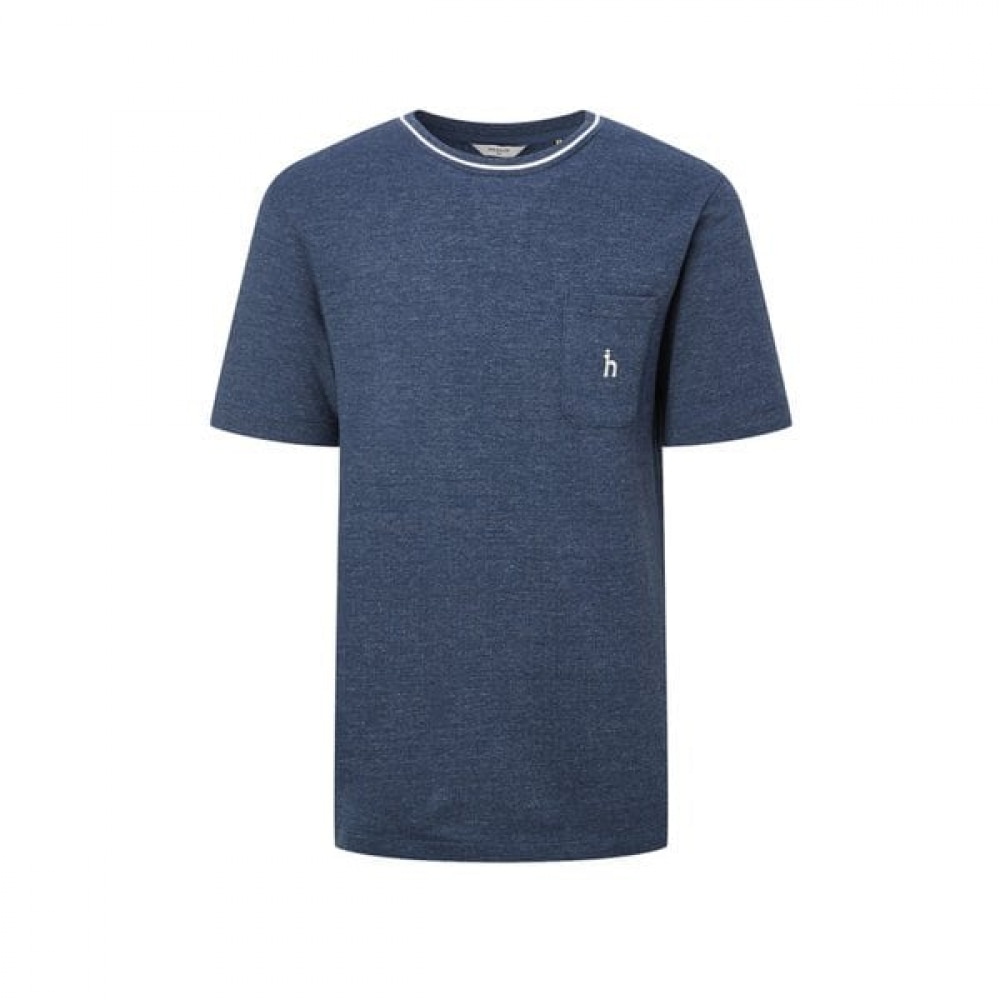 [25SS] ブルーピケショートスリーブクルーネックTシャツHZTS5B506B3