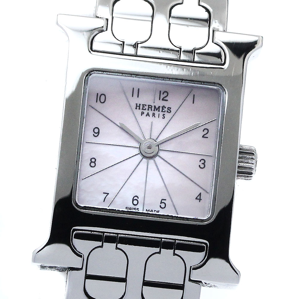 エルメス HERMES HH1.110 Hウォッチ ミニ クォーツ レディース _825498【中古】