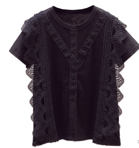 半袖フリルトップス トップス 袖あり 綿 半袖 爽やか 大人スタイル 大人可愛い きれいめ シンプル カジュアル 大人 上品 おしゃれ かっこいい レトロ アジアン 大人可愛い 大人女子 こなれ感