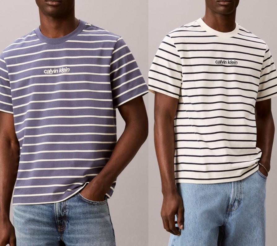 Striped Easy All-Night Logo T-Shirt (4RG236G)