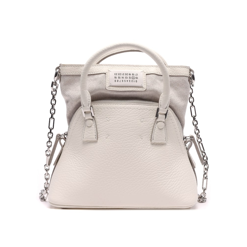 メゾンマルジェラ [メゾンマルジェラ] 23FW レディース 5AC マイクロトートショルダーバッグ (S56WG0081 P4455 H0157 23F) PVOS56WG0081P4455H015