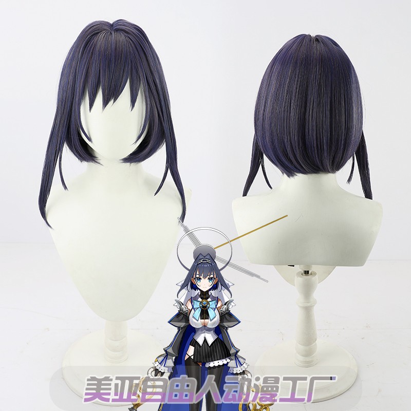 自由人】vtuber ポッドキャスター ホロライブ En Ouro Kronii オウロクロニ コスウィッグ