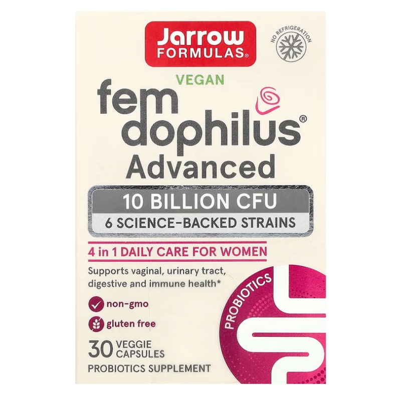 ヴィーガンフェムドフィルス アドバンスト 100億CFU（250mg） ベジカプセル30粒