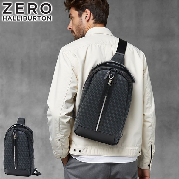 正規品5年保証 ボディバッグ メンズ ブランド ショルダー 防滴 PVC 大きめ モノグラム 7L A5 高級感 上品 大人 バッグ 合皮 ZH Monogram Sling Bag 81523