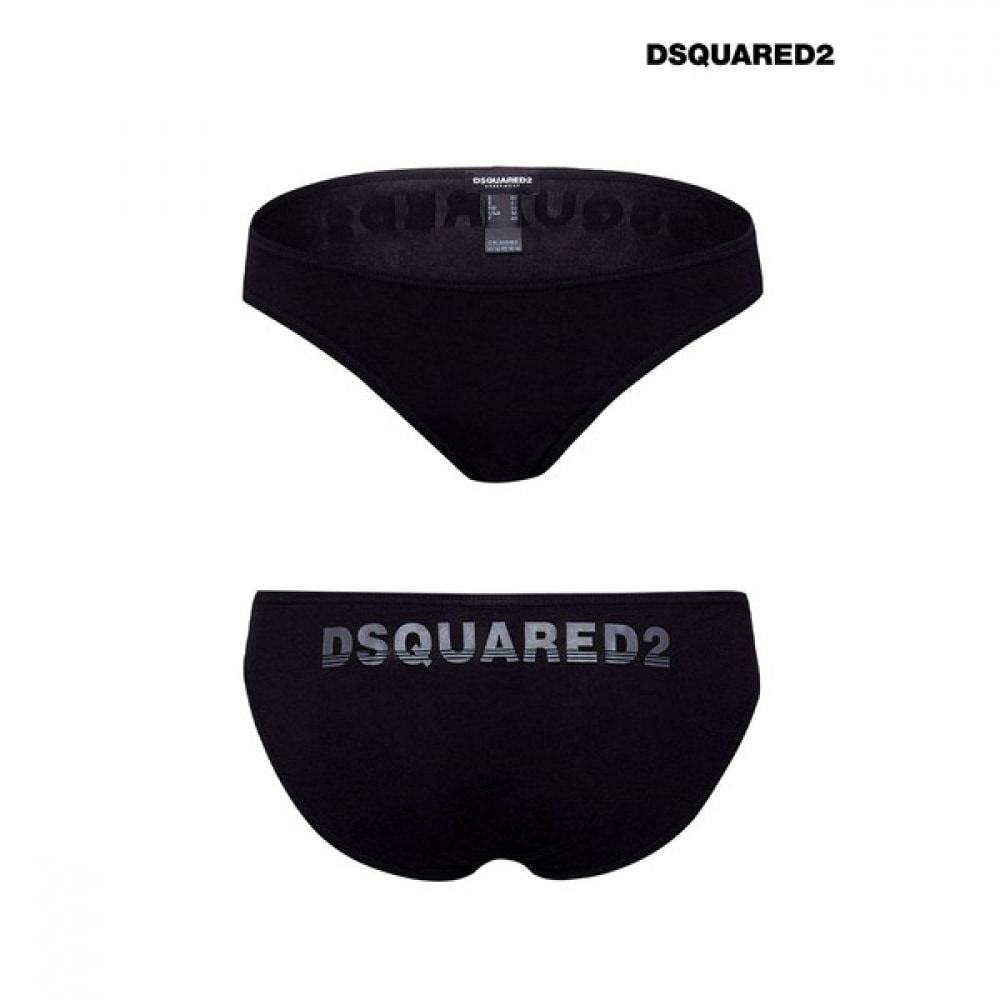 [DISQUARED2] 女性用ヒップスターブリーフブラック