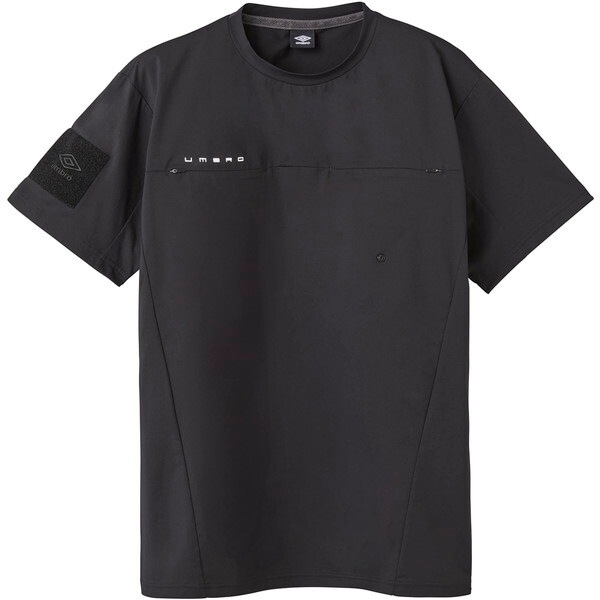 サッカー 審判ウェア UMBRO COACHERS レフェリカルトップ ブラック SS-S UF5SHS66M BK00