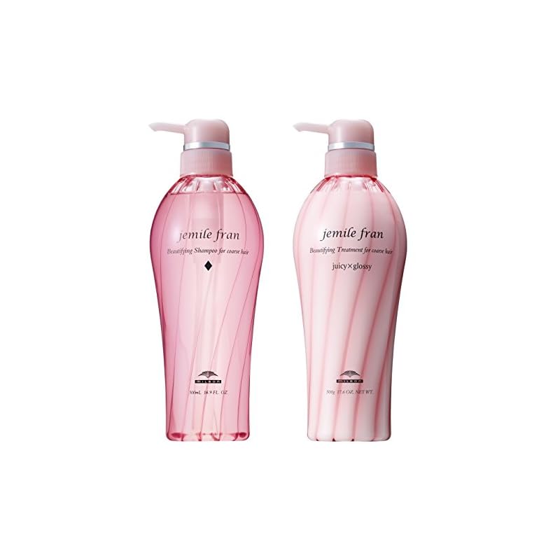 Milbong (MILBON) ミルボン ジェミールフラン シャンプー＆トリートメント(ダイヤ＆ジューシーグッロシー) 500ml 500g ボトルセット