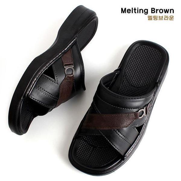 男性スリッパ メンズ シークレットヒールスリッパ B24