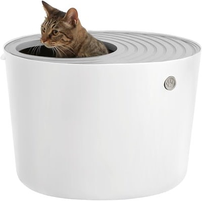 他サイト： by Amazon 上から猫トイレ システムトイレタイプ お試しセット (消臭シート5枚消臭サンド2L付き)の商品画像