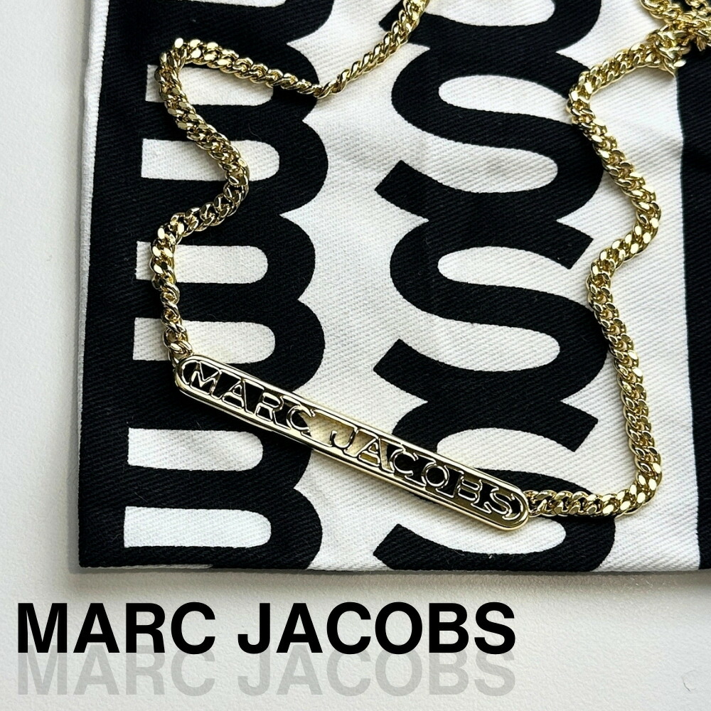 マークジェイコブス チェーン ネックレス レディース かわいい おしゃれ ゴールド ペンダント アクセサリー ブランド 誕生日プレゼント 結婚記念日 妻 彼女 母 お祝い ギフト MARC JACOB