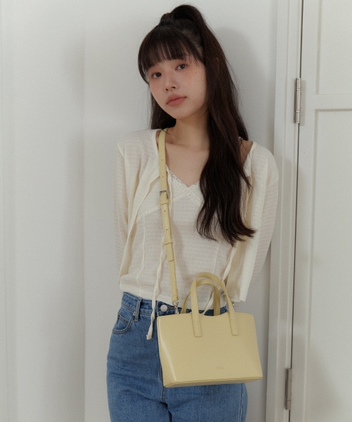 【OVHEE】 Dear Mini Tote Bag_Yellow トートバッグ 正規品
