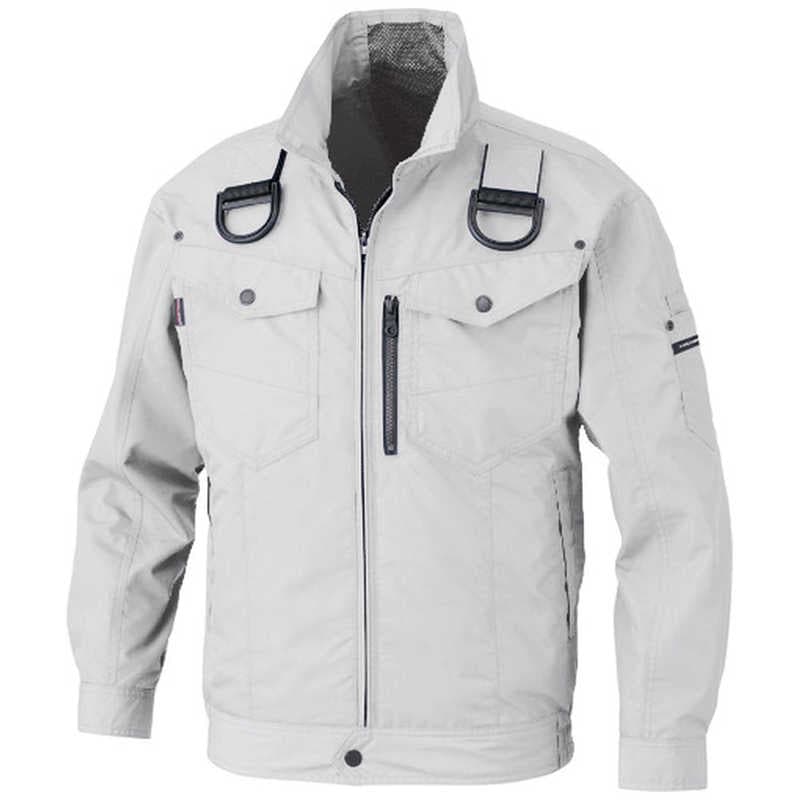 ビッグボーン商事　bigborn(ビッグボーン) 空調風神服 フルハーネス用長袖ジャケット [シルバー/Lサイズ]　BK6237F-6 L