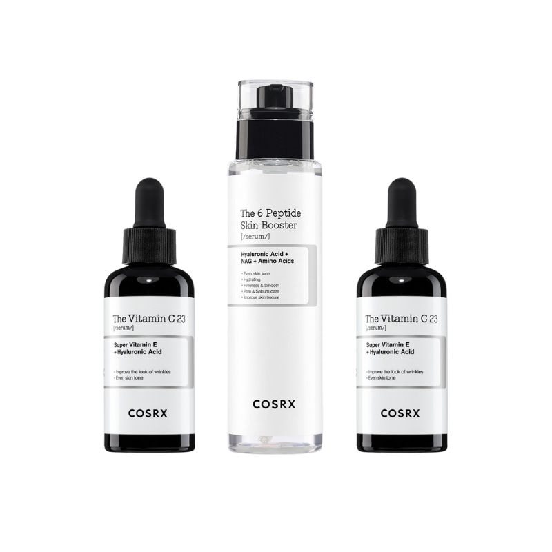 RXザビタミンC23セラム 20ml + RXザ6ペプチドスキンブースターセラム 150ml 3種セット