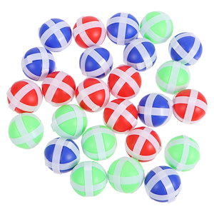 スティッキーボールセット 子供用 プラスチックボール ダーツクロス ダーツゲームアクセサリー 25個