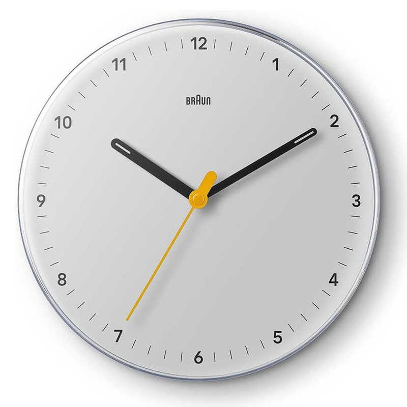ブラウン　BRAUN　BRAUN Wall Clock ホワイト 23cm　BC26W