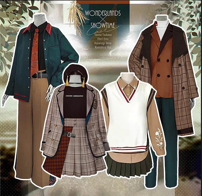 一部分在庫あり プロジェクトセカイ カラフルステージ！ feat.初音ミク 神代類 天馬司 草薙 寧々 鳳 えむ コスプレ コスチューム ハロウィン クリスマス イベント 変身 仮装 変装 制服 7,742円