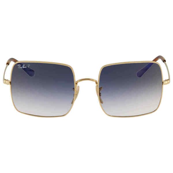 サングラス RaybanRay Ban Square 1971 Classic Polarized Blue/Grey Gradient Unisex Sunglasses