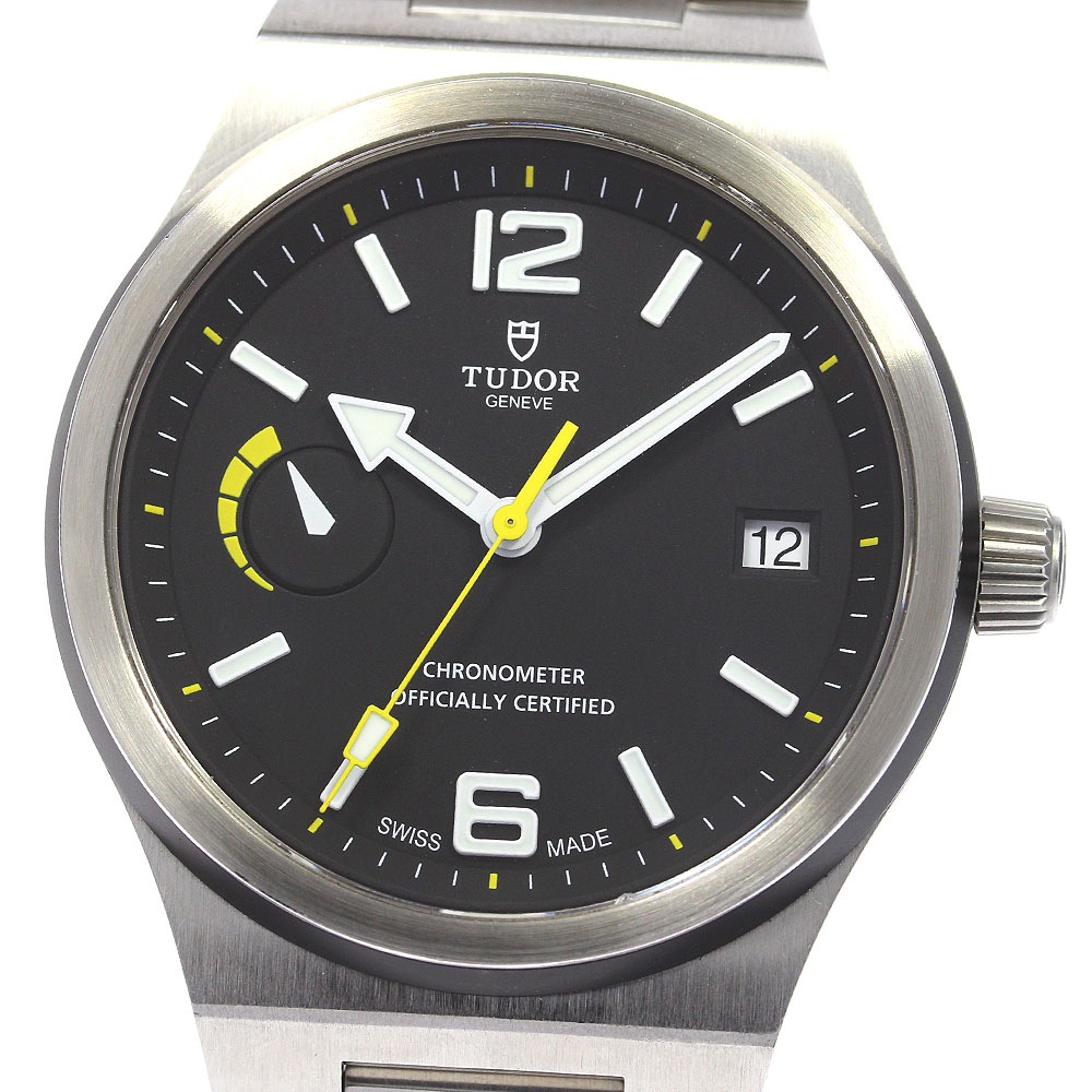 チュードル TUDOR 91210 ノース フラッグ パワーリザーブ デイト 自動巻き メンズ 良品 _832304【中古】