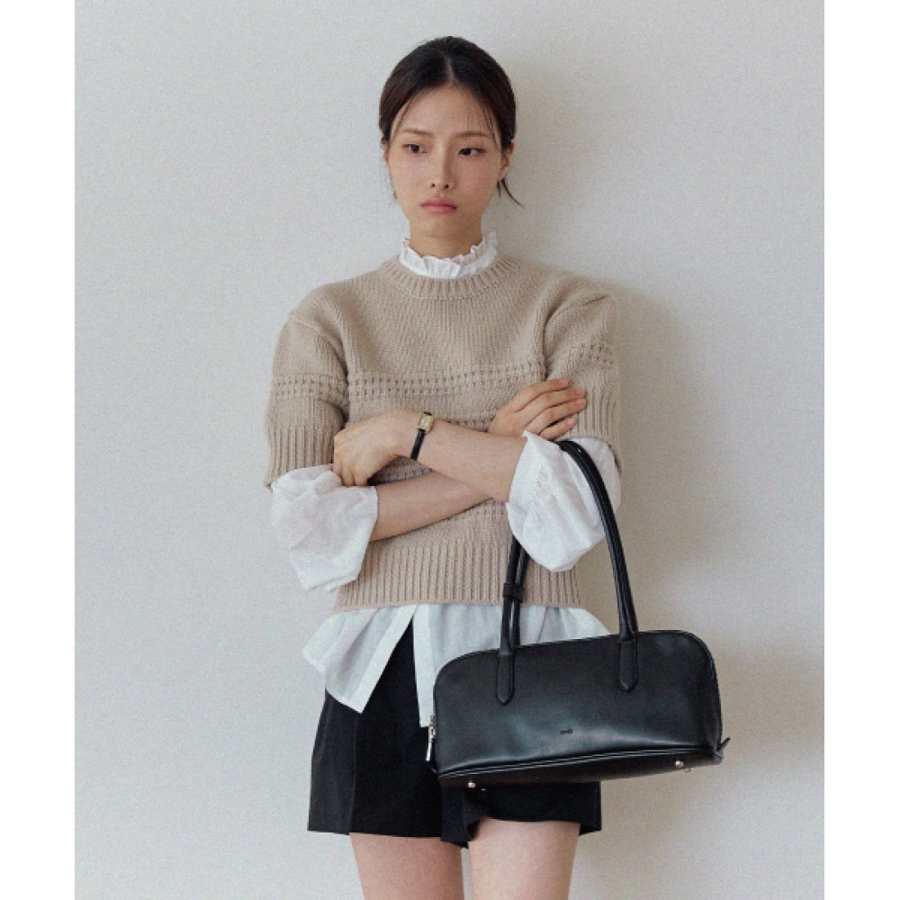 OVHEE ローショルダーバッグローショルダーバッグ-ブラック