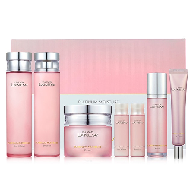 LXNEW PLATINUM MOISTURE Special full Set 韓国化粧品 皮膚管理 基本 化粧品ギフト 機能性化粧品 Skin care
