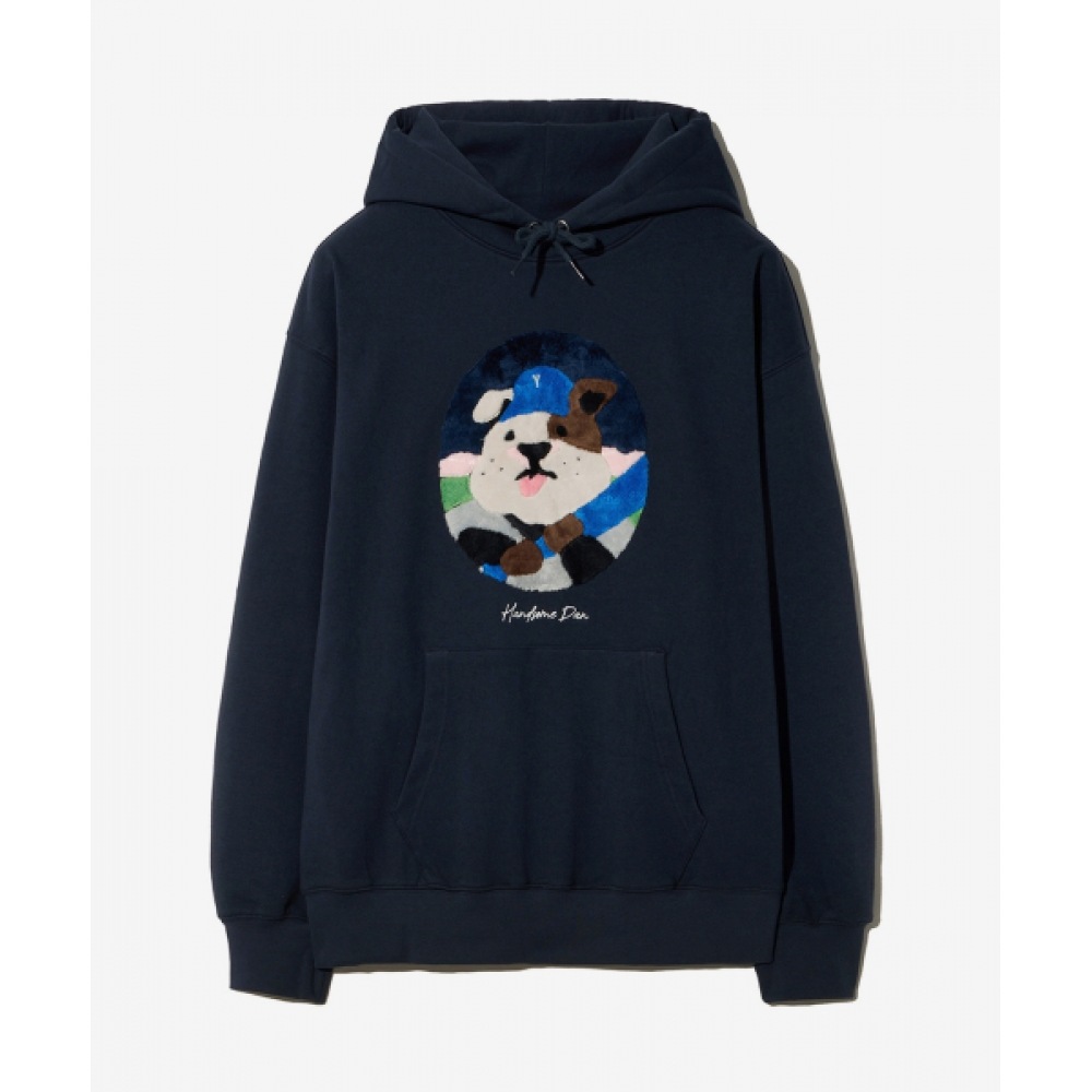 エールダンライクベースボールパーカー_ネイビー 6,075円
