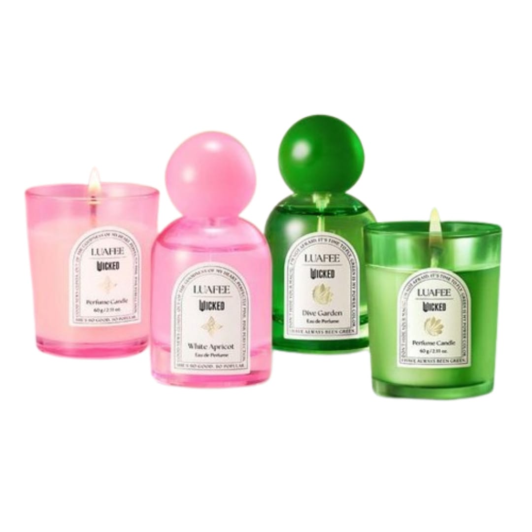 [ウィキッドエディション/限定販売] オードパルファム&パフュームキャンドルセット 2種択1(ホワイトアプリコット/ダイブガーデン)